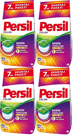 Persil Matik Toz Çamaşır Deterjanı 28KG Color/Renkli (184 Yıkama) (4PK*7KG)