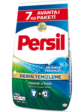Persil Matik Toz Çamaşır Deterjanı 14KG Derin Temizleme Beyazlar İçin (2PK*7KG) (92 Yıkama)