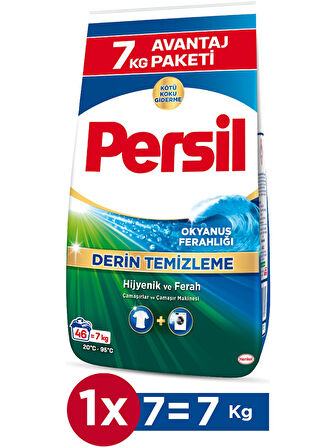Persil Matik Toz Çamaşır Deterjanı 21KG Derin Temizleme Beyazlar İçin (3PK*7KG) (138 Yıkama)