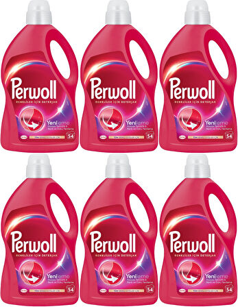 Perwoll Sıvı Çamaşır Deterjanı 17.82LT Renkli (324 Yıkama) (6*2.97LT)