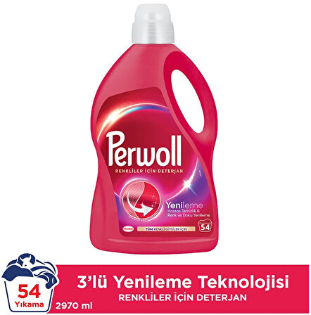 Perwoll Sıvı Çamaşır Deterjanı 17.82LT Renkli (324 Yıkama) (6*2.97LT)