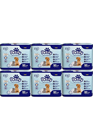 Evcil Hayvan Tuvalet Eğitim Pedi 60*90cm 180 Adet (6pk*30)