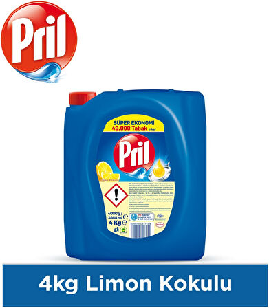 Pril Sıvı Bulaşık Deterjanı 16LT Limon (1 Koli)