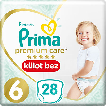 Prima Premium Care Külot Bebek Bezi Beden:6 (15+) 56 Adet Süper Ekonomik Pk