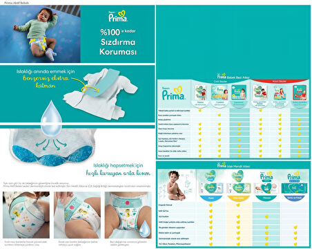 Prima Bebek Bezi Beden:7 (15+Kg) XX Large 68 Adet Süper Ekonomik Pk