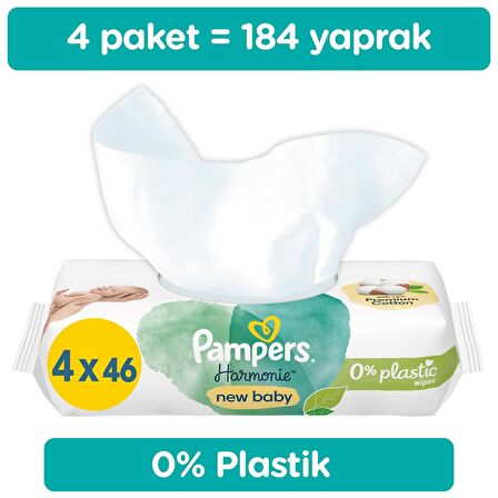 Prima Pampers Harmonie Islak Havlu Mendil Aqua Pure Yeni Doğan-New Baby (12 Li Set) (552 Yaprak)