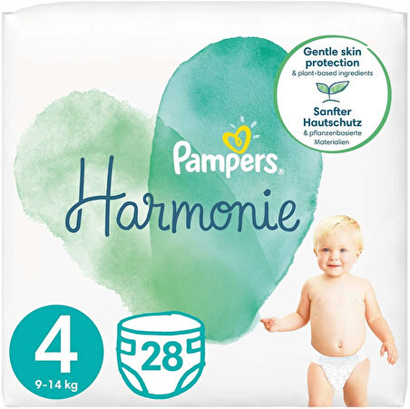 Prima Pampers Harmonie Bebek Bezi Beden:4 (9-14KG) Maxi 56 Adet Ekonomik Ultra Fırsat Pk