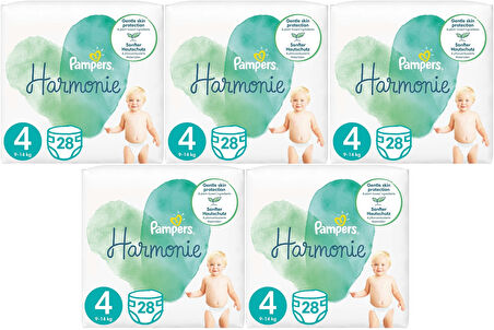 Prima Pampers Harmonie Bebek Bezi Beden:4 (9-14KG) Maxi 140 Adet Mega Ultra Fırsat Pk