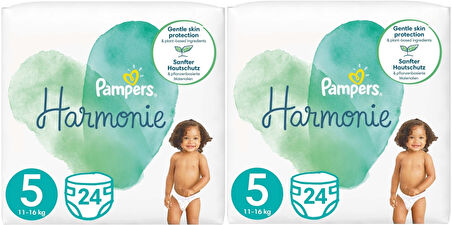 Prima Pampers Harmonie Bebek Bezi Beden:5 (11-16KG) Junior 48 Adet Ekonomik Ultra Fırsat Pk