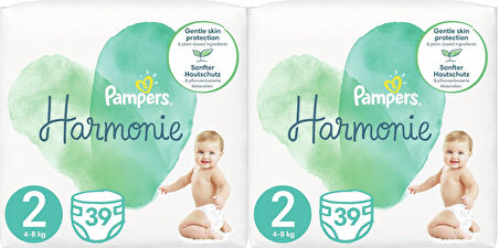 Prima Pampers Harmonie Bebek Bezi Beden:2 (4-8KG) Mini 78 Adet Ekonomik Ultra Fırsat Pk