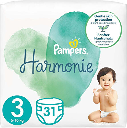Prima Pampers Harmonie Bebek Bezi Beden:3 (6-10KG) Midi 186 Adet Ekstra Ultra Fırsat Pk