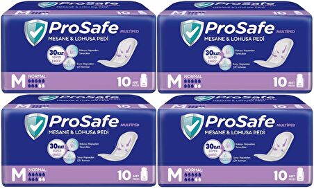 Prosafe Mesane & Lohusa Pedi  M-Orta Normal 40 Adet (4PK*10)