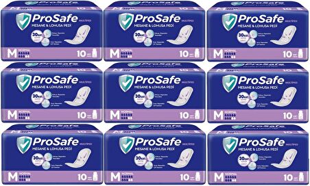 Prosafe Mesane & Lohusa Pedi  M-Orta Normal 90 Adet (9PK*10)