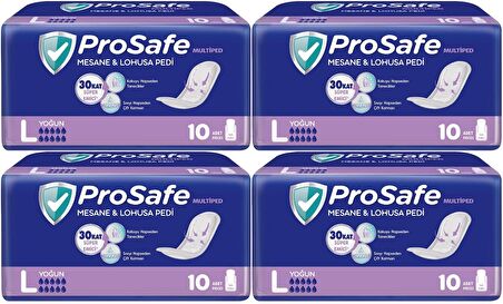 Prosafe Mesane & Lohusa Pedi  L-Büyük Yoğun 40 Adet (4PK*10)