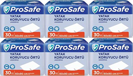 Prosafe Hasta Alt Açma Yatak Koruyucu Örtü 60*90CM 180 Adet (6PK*30)