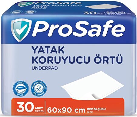 Prosafe Hasta Alt Açma Yatak Koruyucu Örtü 60*90CM 180 Adet (6PK*30)