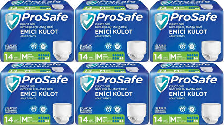 Prosafe Emici Külot Hasta Bezi M - Orta - Medium 84 Adet (6PK*14)