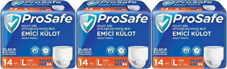 Prosafe Emici Külot Hasta Bezi L - Büyük - Large 42 Adet (3PK*14)