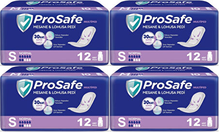 Prosafe Mesane & Lohusa Pedi  S - Küçük - Small Normal 48 Adet (4PK*12)