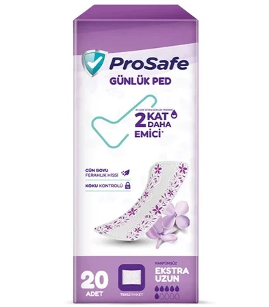 Prosafe Günlük Ped Extra Uzun 240 Adet