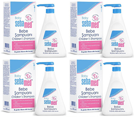 Sebamed Bebek Şampuanı 500Ml Pompalı (4 Lü Set)