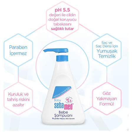 Sebamed Bebek Şampuanı 500Ml Pompalı (4 Lü Set)