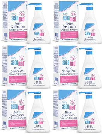 Sebamed Bebek Şampuanı 500ML Pompalı (6 Lı Set)