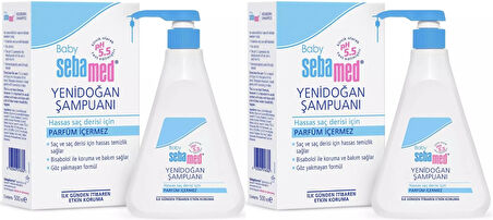 Sebamed Bebek Şampuanı 500ML Pompalı (Yenidoğanlar İçin) (2 Li Set)