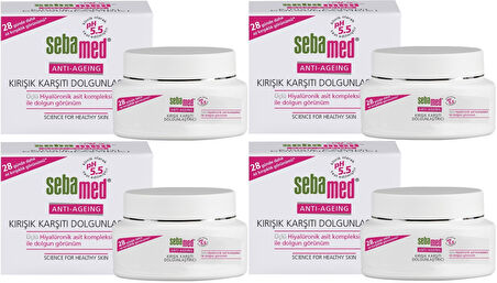 Sebamed Kırışık Karşıtı Dolgunlaştırıcı Antı-Ageıng Krem 50ML (4 Lü Set)