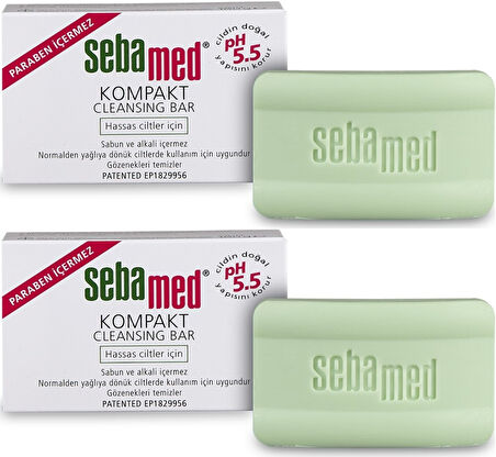 Sebamed Sabun Kompakt Hassas Cilt 100GR (2 Li Set)