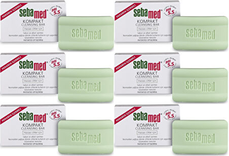 Sebamed Sabun Kompakt Hassas Cilt 100GR (6 Lı Set)