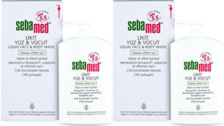 Sebamed Yüz ve Vücut Temizleyici Likit 1000ML (2 Li Set)