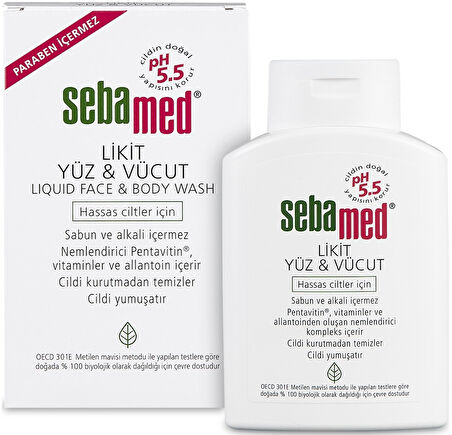 Sebamed Yüz ve Vücut Temizleyici Likit 200ML (6 Lı Set)