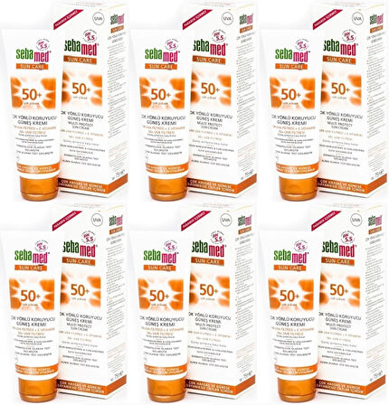 Sebamed Sun Care Çok Yönlü Koruyucu Güneş Kremi 75ML SPF 50+ Faktör (6 Lı Set)