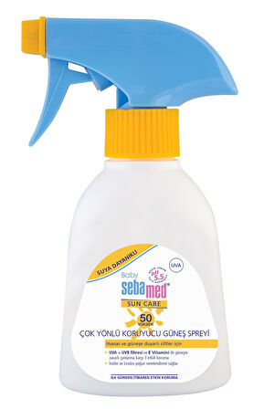 Sebamed Sun Care Bebek Güneş Losyonu Kremi Sprey 50+ Faktör 200ML (Hassas Ciltler İçin) (2 Li Set)