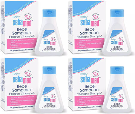 Sebamed Bebek Şampuanı 150ML Yeni Doğan (4 Lü Set)