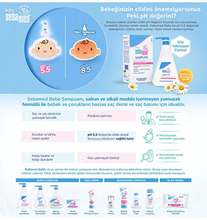 Sebamed Bebek Şampuanı 750ML Pompalı (Fırsat Pk)