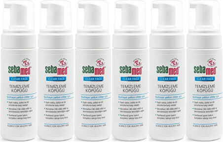 Sebamed Clear Face Yüz Temizleme Köpüğü 150ML (6 Lı Set)