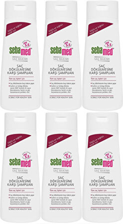 Sebamed Şampuan 200ML Saç Dökülmesine Karşı (Tüm Saç Tipleri için) (6 Lı Set)
