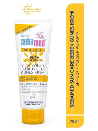 Sebamed Baby Sun Care Güneş Kremi 75ML 50+ Çok Yüksek Faktör Çoçuk (4 Lü Set)