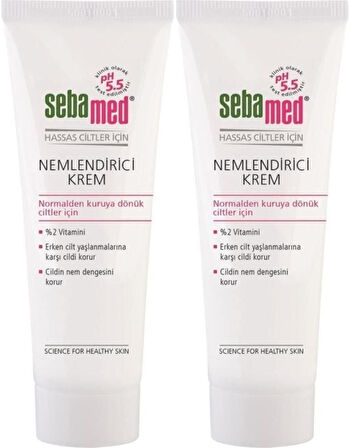 Sebamed Nemlendirici Krem Tüp 50ML (Günlük Kullanım) (2 Li Set)