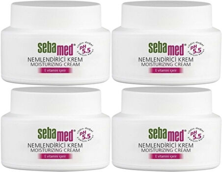 Sebamed Nemlendirici Cilt Bakım Kremi 75ML Günlük Bakım (Yüz - Boyun - Vücut) (4 Lü Set)