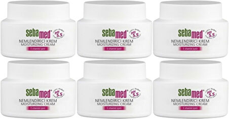 Sebamed Nemlendirici Cilt Bakım Kremi 75ML Günlük Bakım (Yüz - Boyun - Vücut) (6 Lı Set)