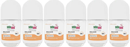 Sebamed Deodorant Roll-On 50ML Balsam Hassas/Sensitive (6 Lı  Set)