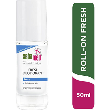 Sebamed Deodorant Roll-On 50ML Balsam Hassas/Sensitive + Roll-On 50ML Fresh (Karma 4 Lü Set)