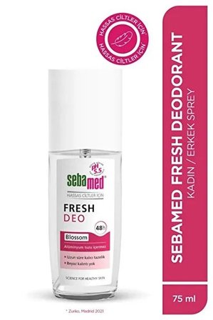 Sebamed Deodorant Sprey 75 ML Fresh Blossom (3 Lü Set)