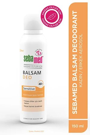 Sebamed Deodorant Aerosol 150 ML Balsam - Sensitive/Hassas (3 Lü Set)