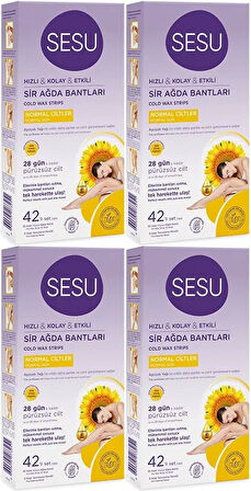 Sesu Sir Ağda Bandı 42 Li Pk Normal Ciltler (4 Lü Set)