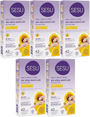 Sesu Sir Ağda Bandı 42 Li Pk Normal Ciltler (5 Li Set)
