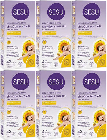 Sesu Sir Ağda Bandı 42 Li Pk Normal Ciltler (6 Lı Set)